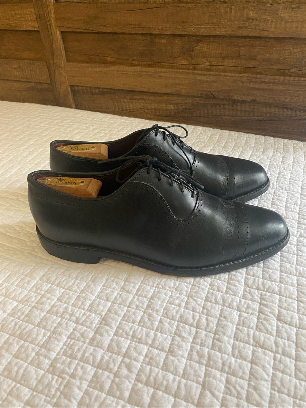 Allen Edmonds Black Men's Derby Dress Shoes